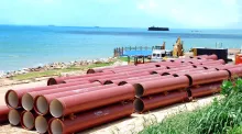 Revestimentos externos de tubos em ferro dúctil